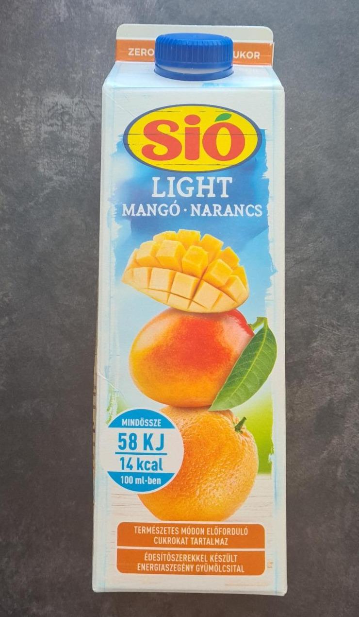 Képek - Light energiaszegény mangó-narancs gyümölcsital édesítőszerekkel Sió