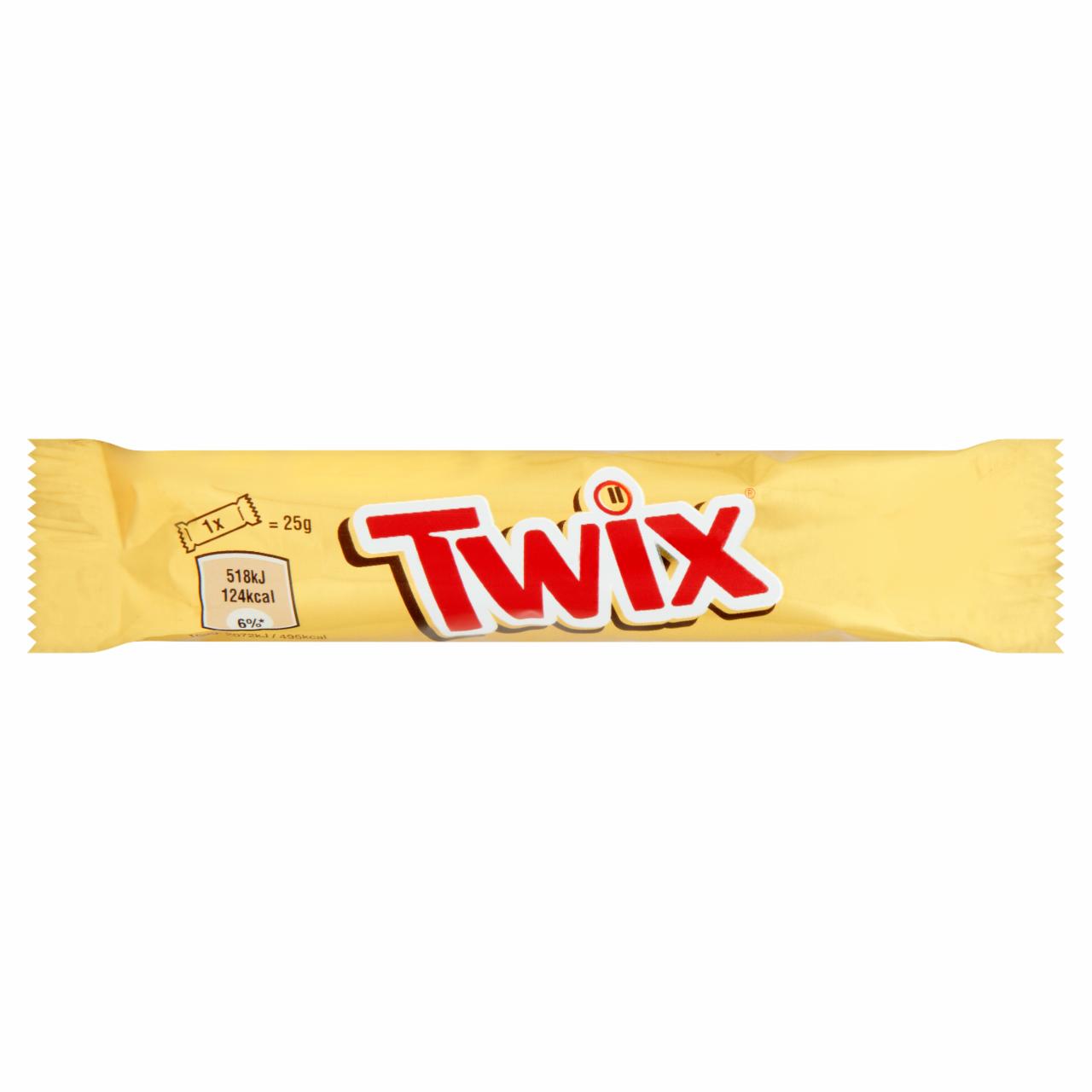 Képek - Twix kekszes szeletek karamellával tejcsokoládéba mártva 25 g