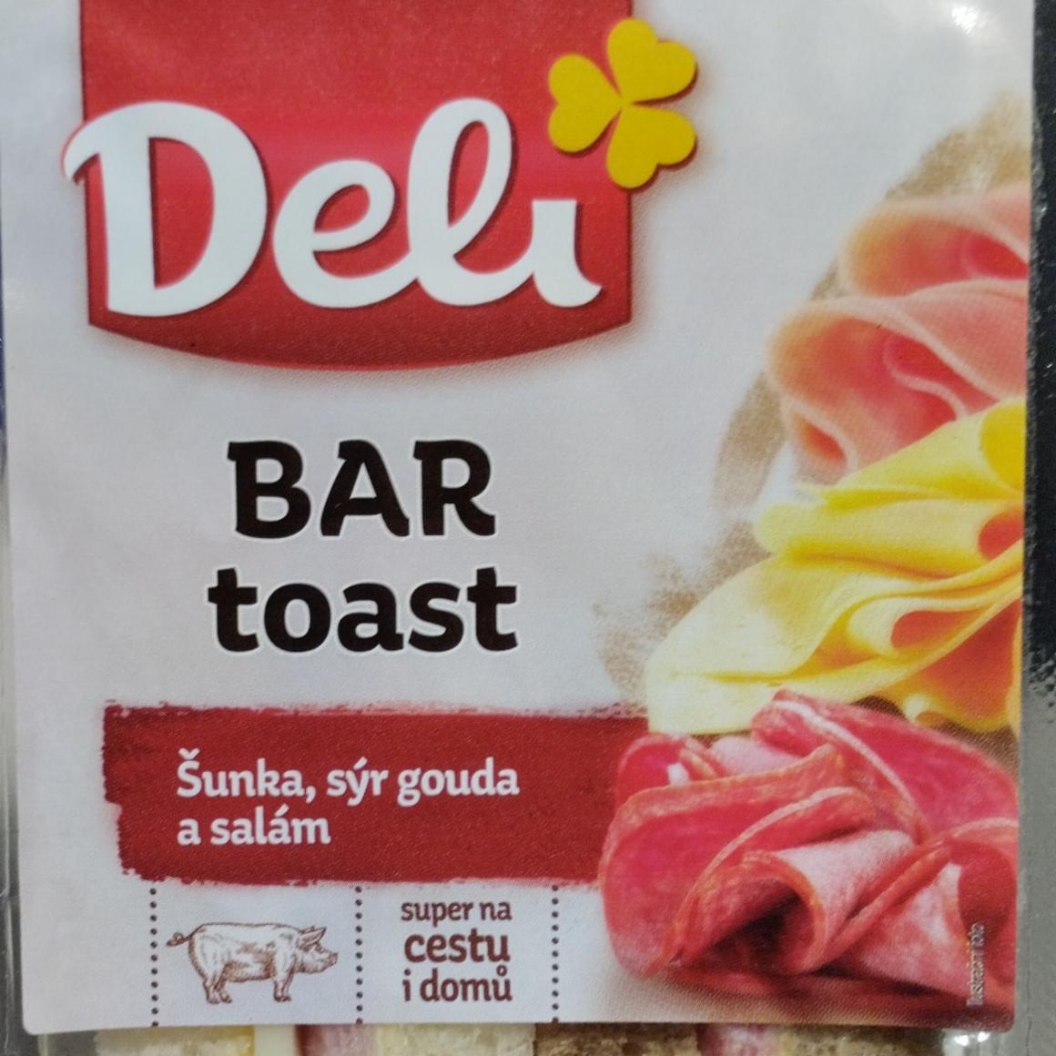 Képek - Bar toast sonka, gouda sajt, szalámi Deli