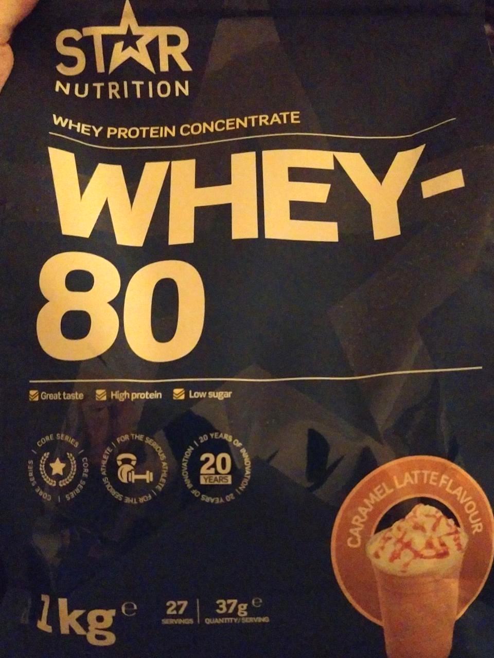 Képek - Whey protein concentrate Caramel latte flavour Star nutrition