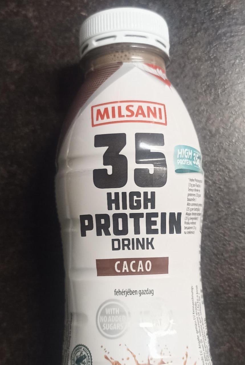 Képek - High protein drink Cacao Milsani