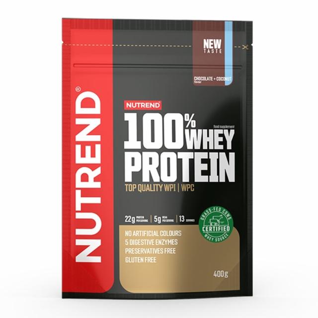 Képek - 100% whey protein chocolate + coconut Nutrend