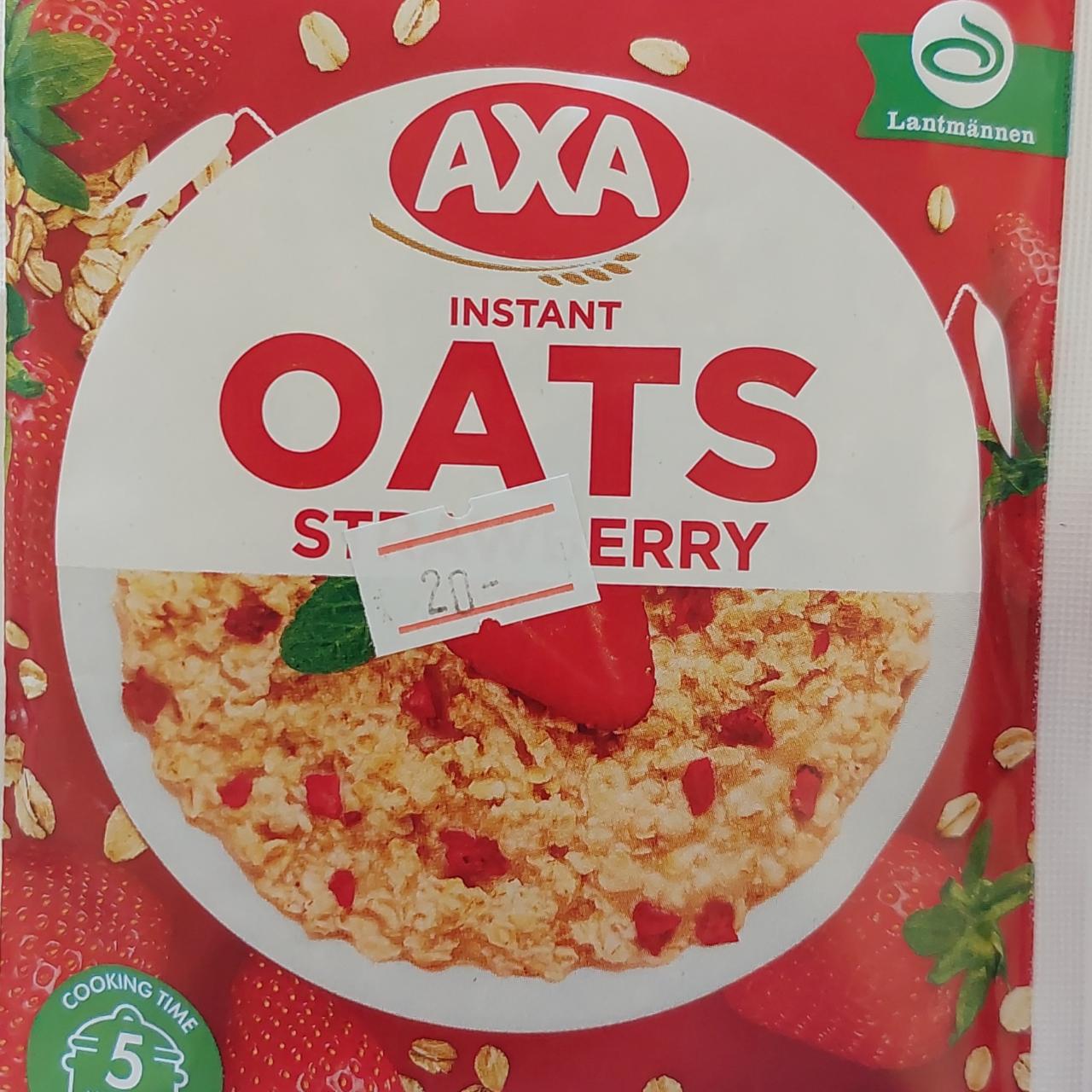 Képek - Instant oats Strawberry Axa