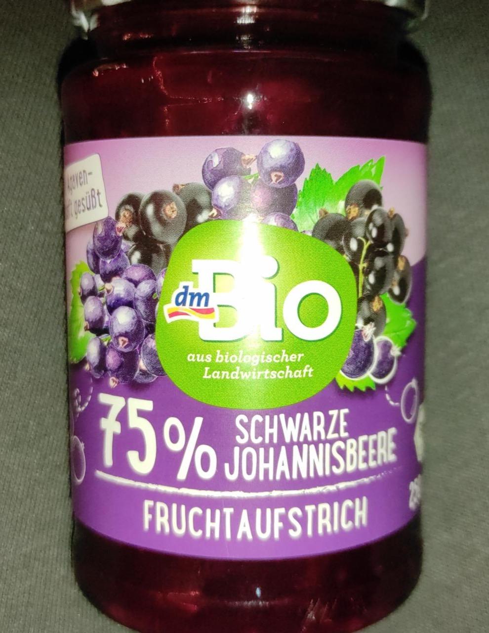 Képek - 75% schwarze johannisbeere fruchtaufstrich dmBio