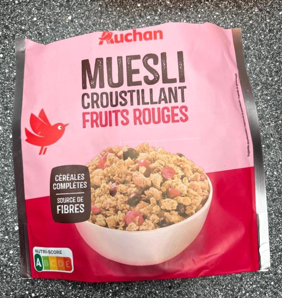 Képek - Muesli croustillant fruits rouges Auchan