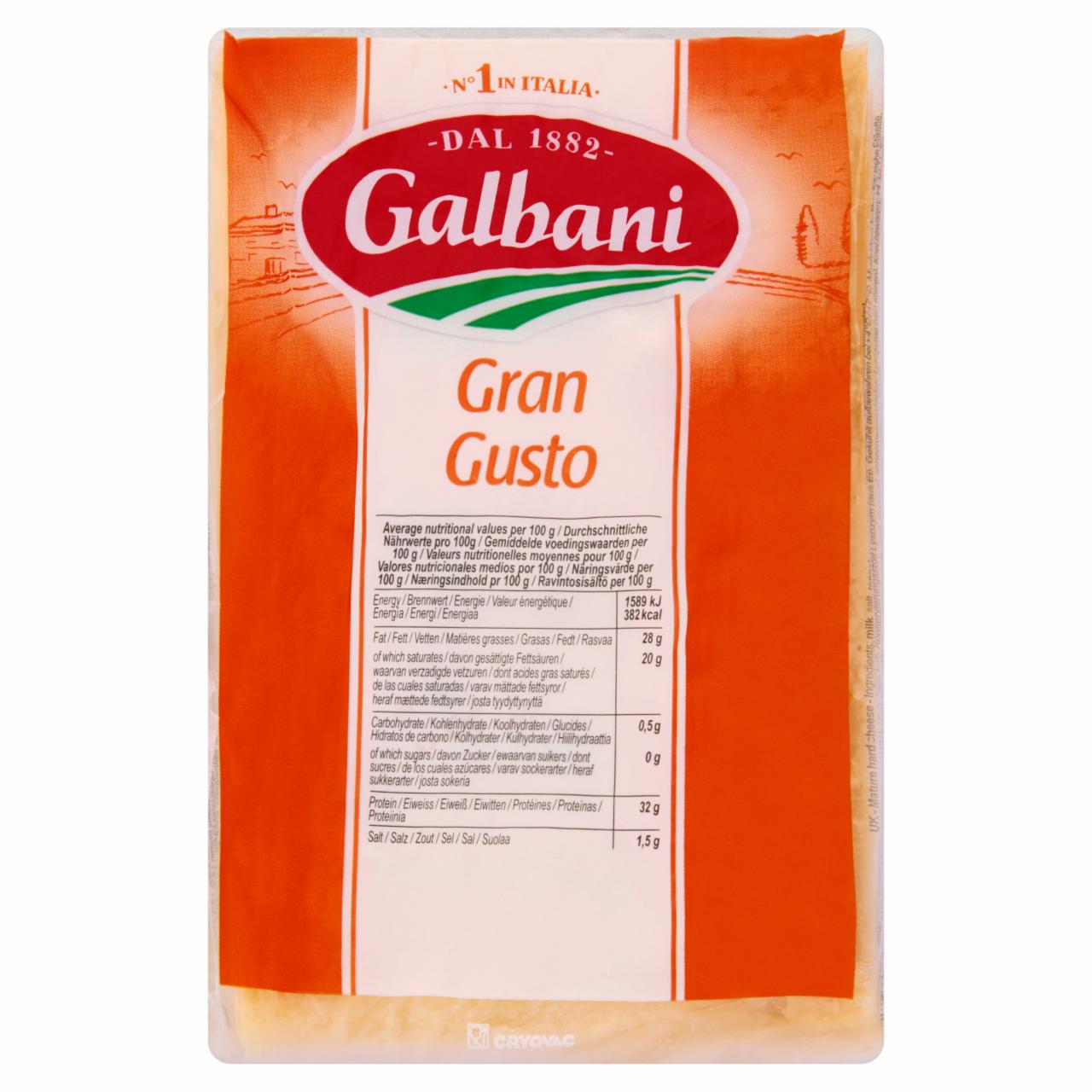 Képek - Galbani Gran Gusto félzsíros kemény sajt
