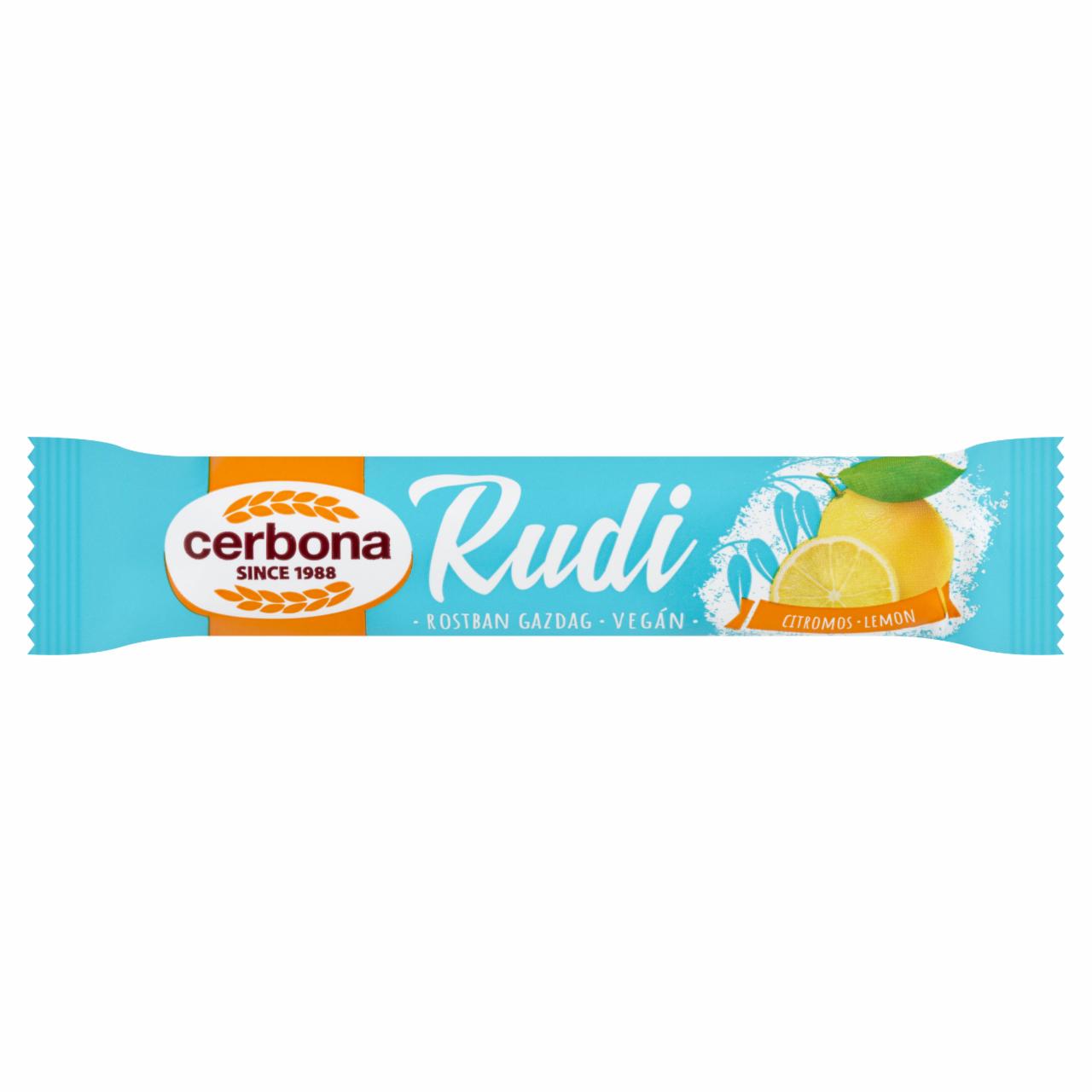 Képek - Cerbona Rudi zabrúd citromos töltelékkel, kakaós bevonattal 30 g