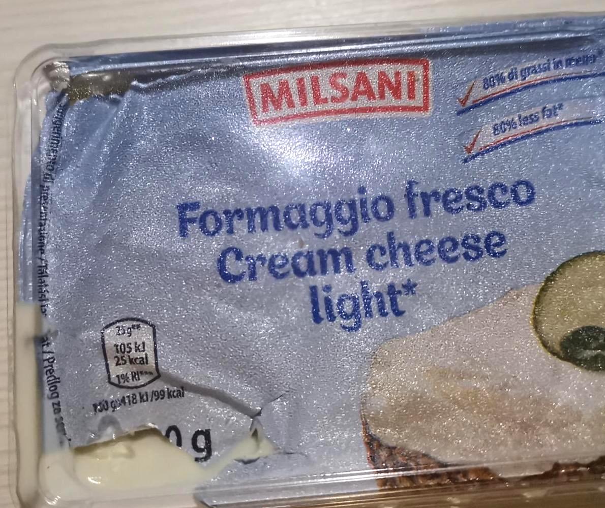 Képek - Cream cheese light Sajtkrém Milsani