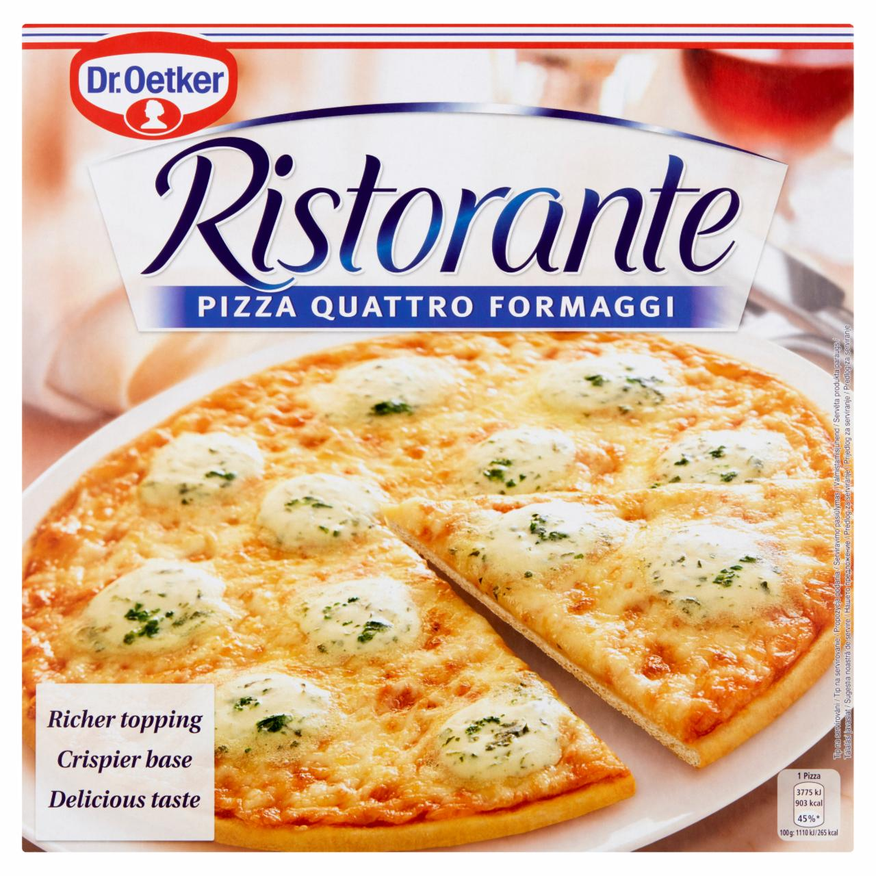 Képek - Ristorante pizza quattro formaggi (gyorsfagyasztott négysajtos pizza) Dr.Oetker