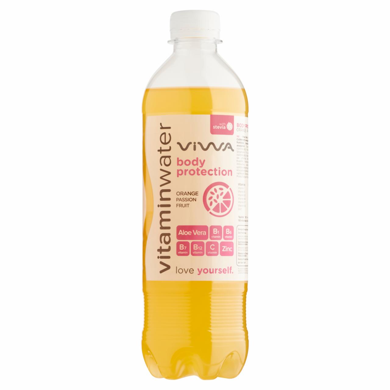 Képek - Viwa Vitaminwater Body Pro narancs-maracuja ízű szénsavmentes üdítőital 600 ml