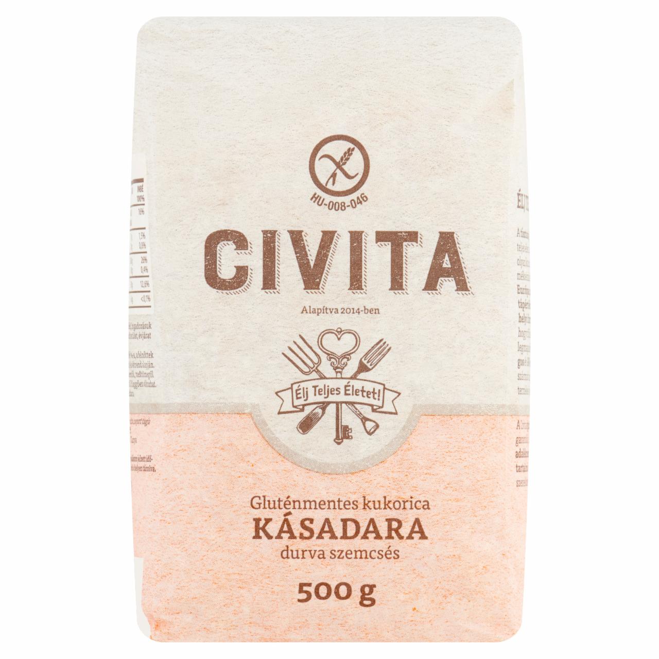 Képek - Civita gluténmentes durva szemcsés kukorica kásadara 500 g