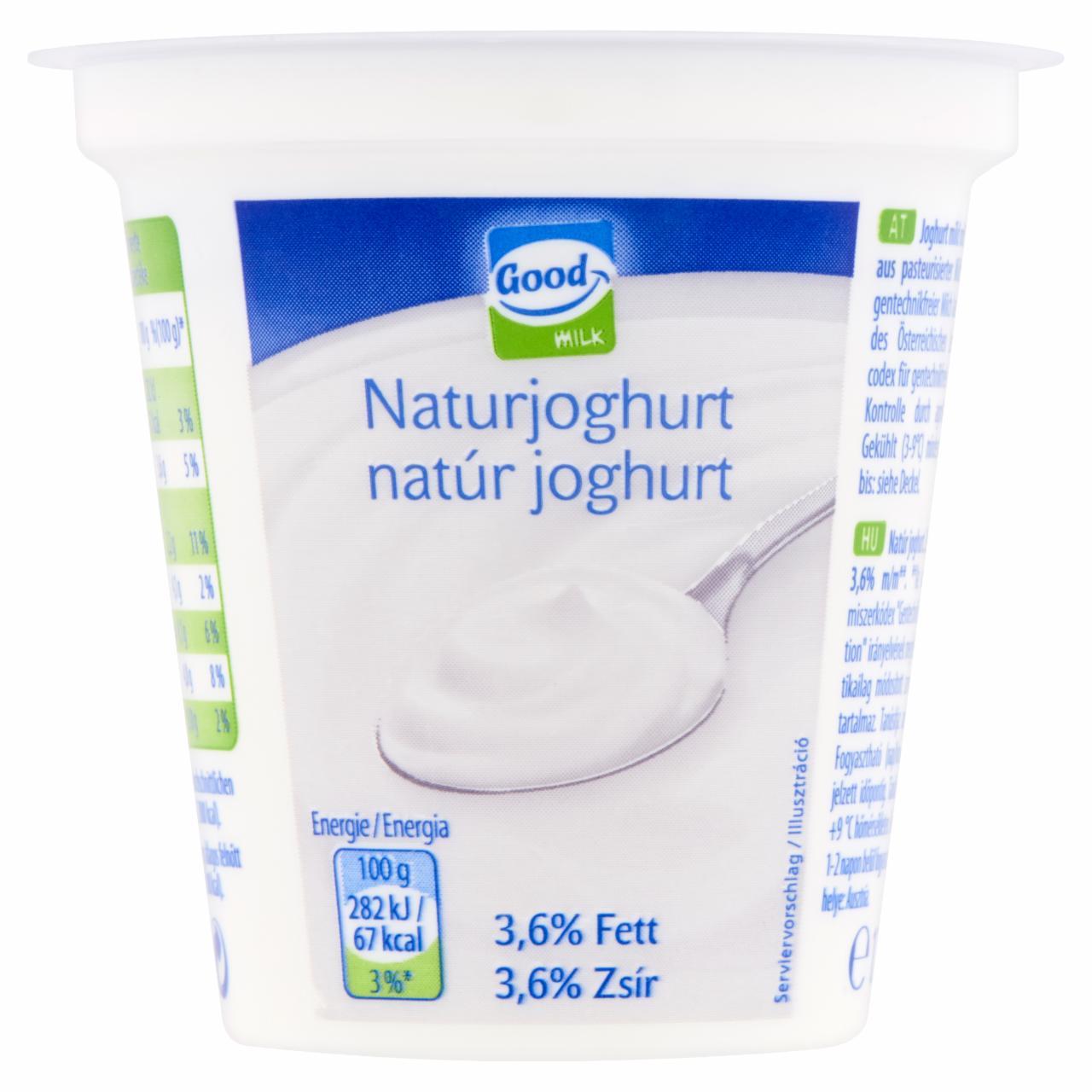 Képek - Good Milk natúr joghurt 125 g