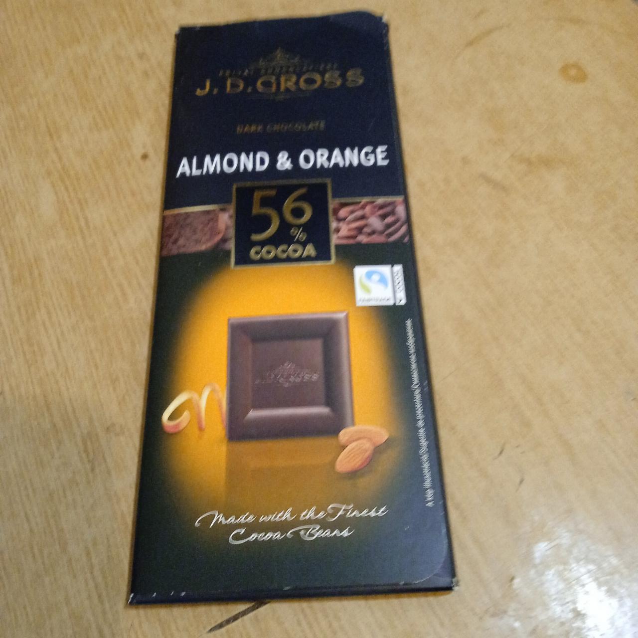 Képek - Almond & orange 56% cocoa J. D. Gross