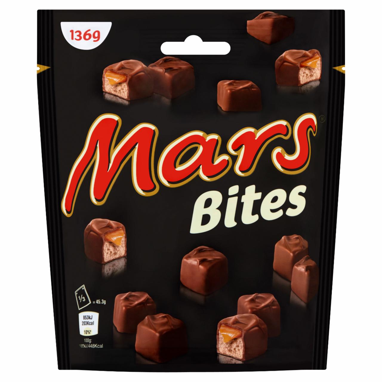 Képek - Mars Bites tejcsokoládé 136 g