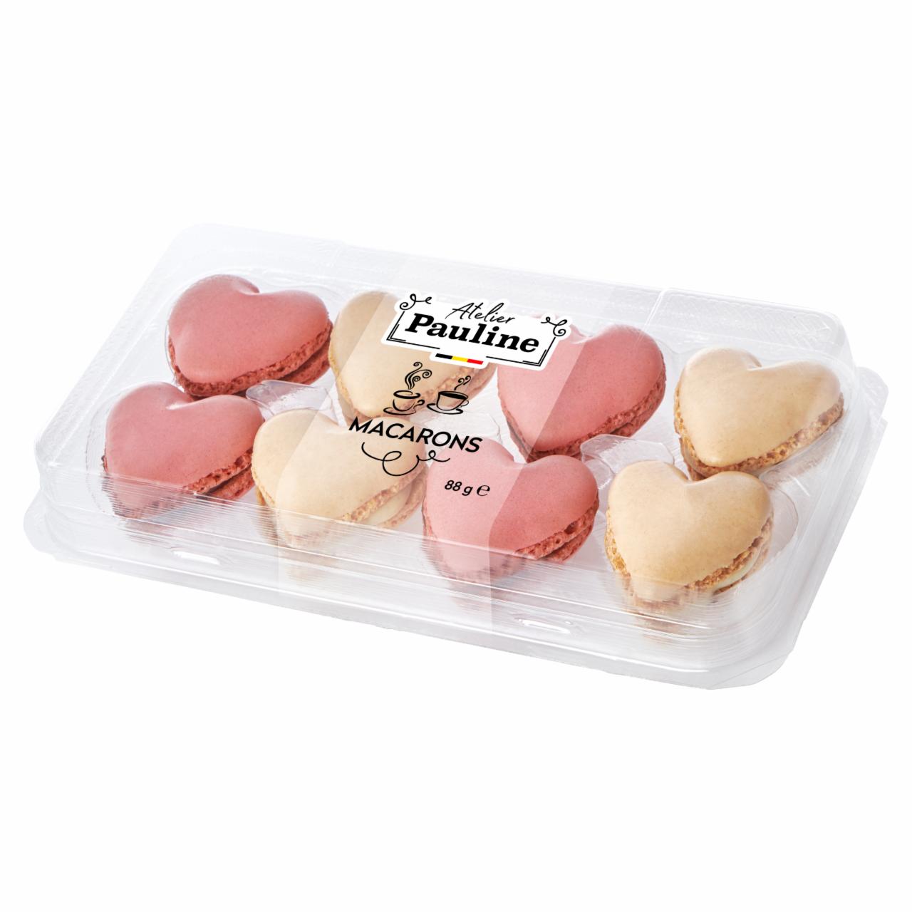 Képek - Atelier Pauline makaronválogatás vanília ízű és málna ízű töltelékkel 88 g