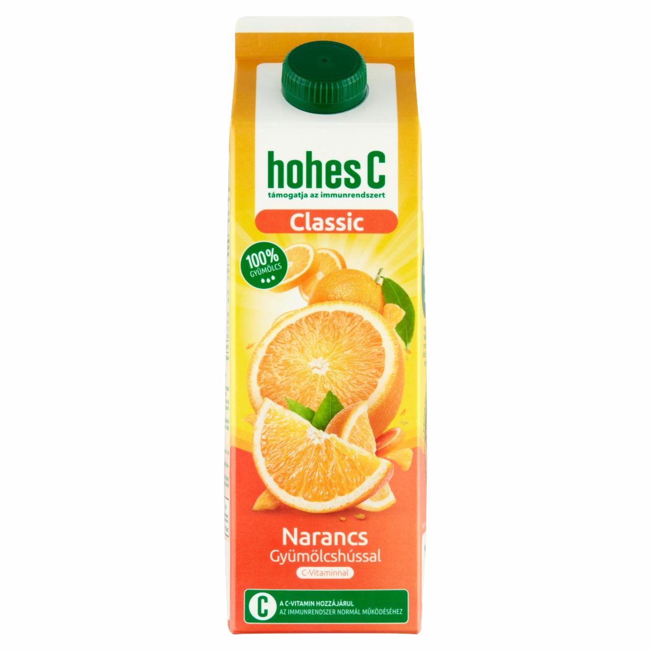Képek - Hohes C Classic 100% narancslé gyümölcshússal 1 l