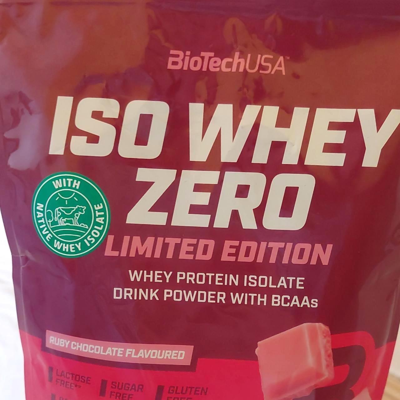 Képek - Iso whey zero Ruby chocolate flavoured BioTechUSA