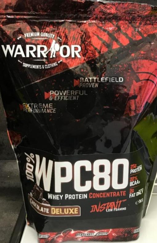 Képek - 100% WPC80 Whey protein chocolate deluxe Warrior