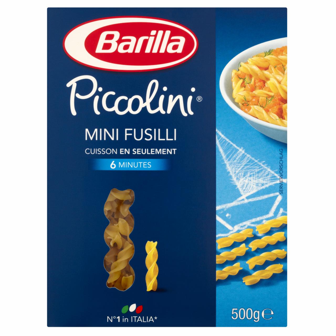 Képek - Piccolini mini fusilli apró durum száraztészta Barilla