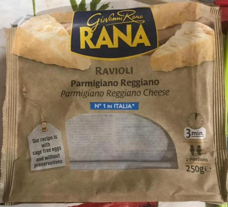 Képek - Giovanni Rana Ravioli Parmigiano Reggiano tojásos friss tészta sajtos töltelékkel 250 g