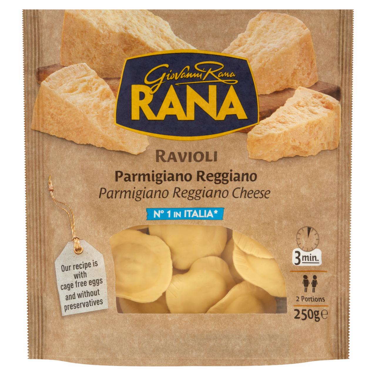 Képek - Giovanni Rana Ravioli Parmigiano Reggiano tojásos friss tészta sajtos töltelékkel 250 g