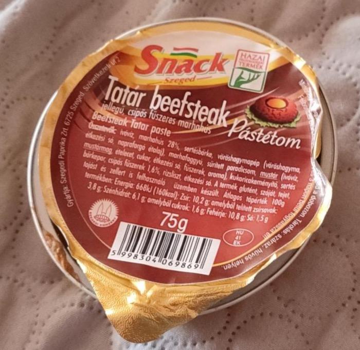Képek - Tatár beefsteak pástétom Snack