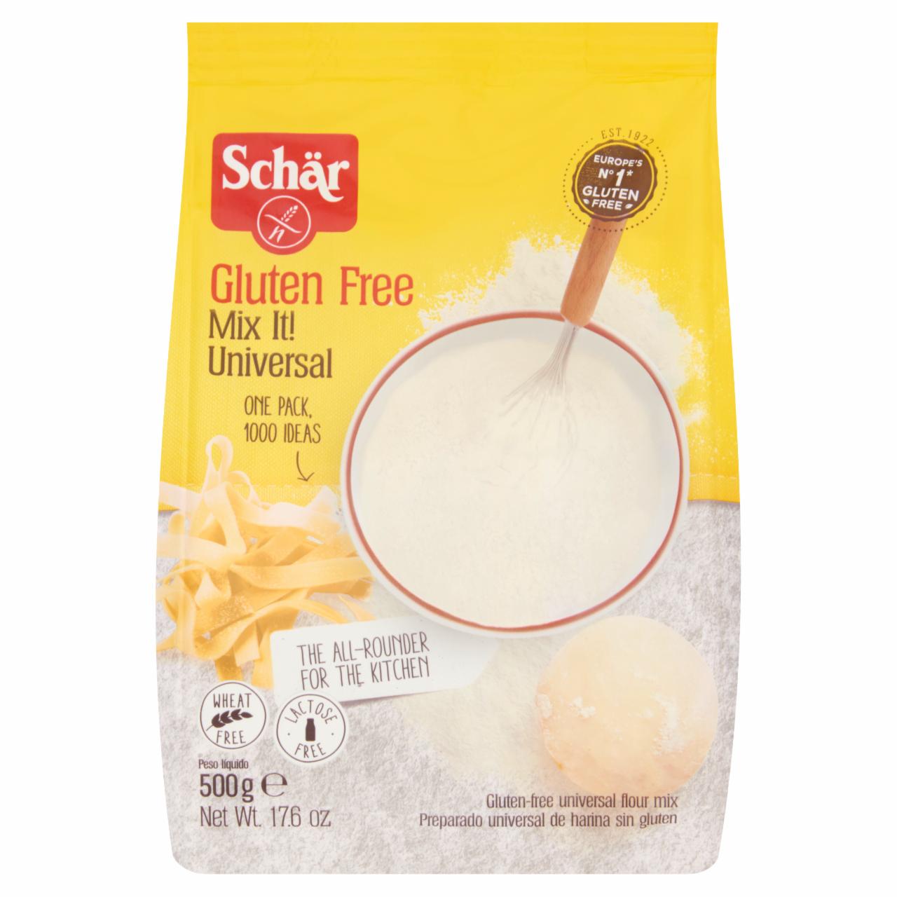 Képek - Schär Mix It! univerzális gluténmentes lisztkeverék 500 g