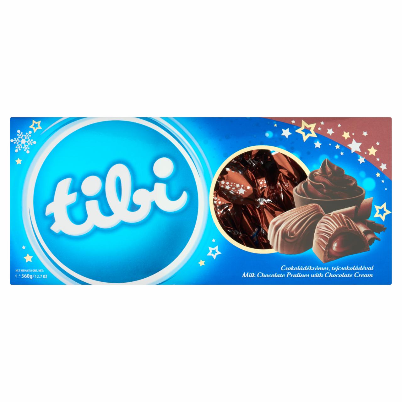 Képek - Tibi tejcsokoládé praliné szaloncukor csokoládé krémmel 360 g