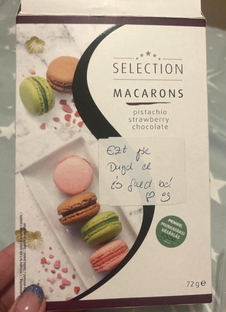 Képek - Macarons Pistachio Strawberry Chocolate Selection
