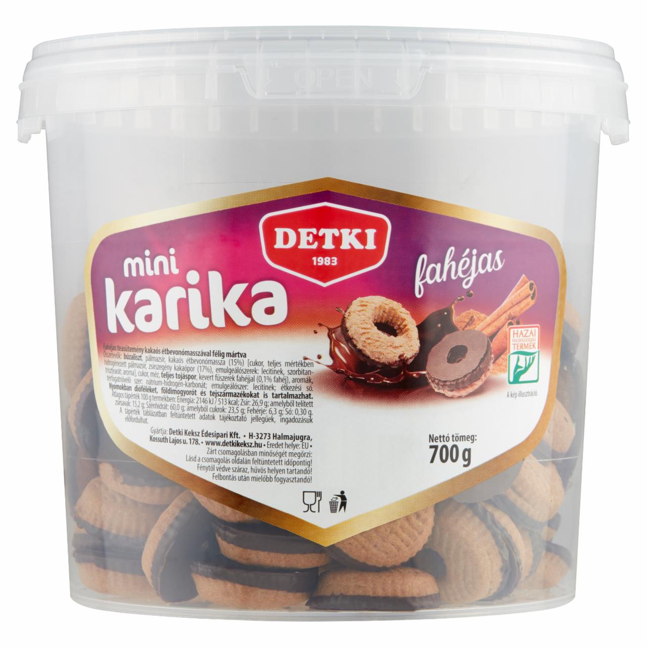 Képek - Detki mini fahéjas karika 700 g