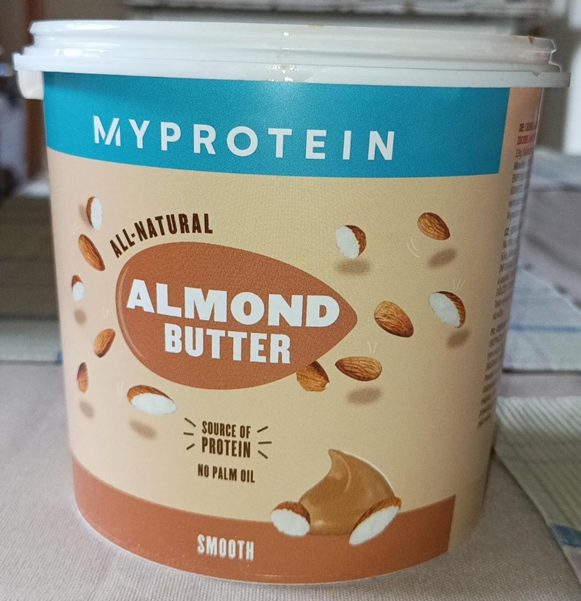 Képek - Almond butter Smooth MyProtein