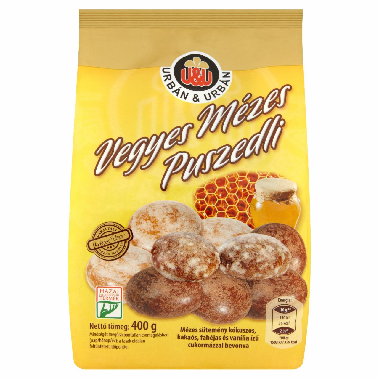 Képek - Urbán & Urbán vegyes mézes puszedli 400 g