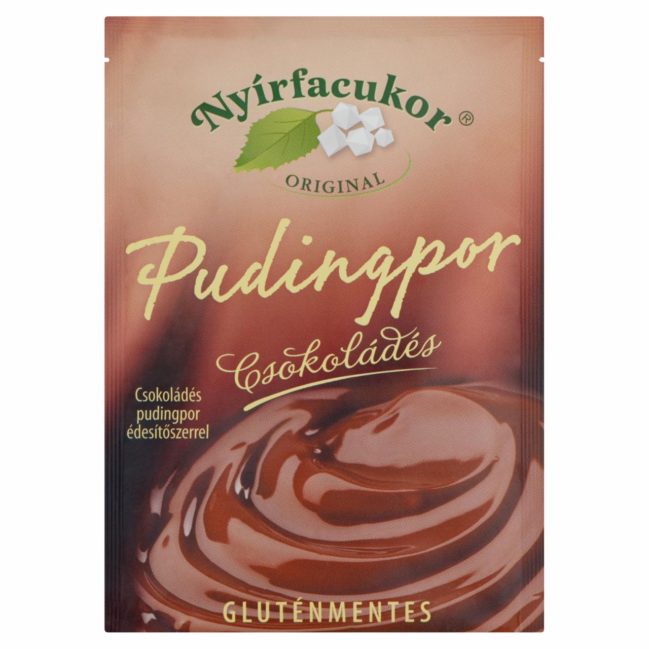 Képek - Nyírfacukor Original gluténmentes csokoládés pudingpor édesítőszerrel 75 g