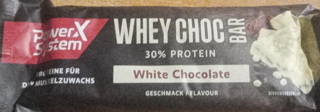 Képek - Whey choc bar White chocolate Power X System