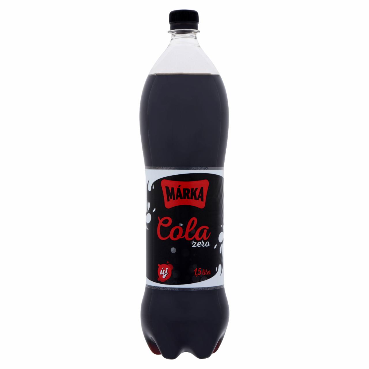 Képek - Márka Zero cola ízű szénsavas üdítőital édesítőszerekkel 1,5 l