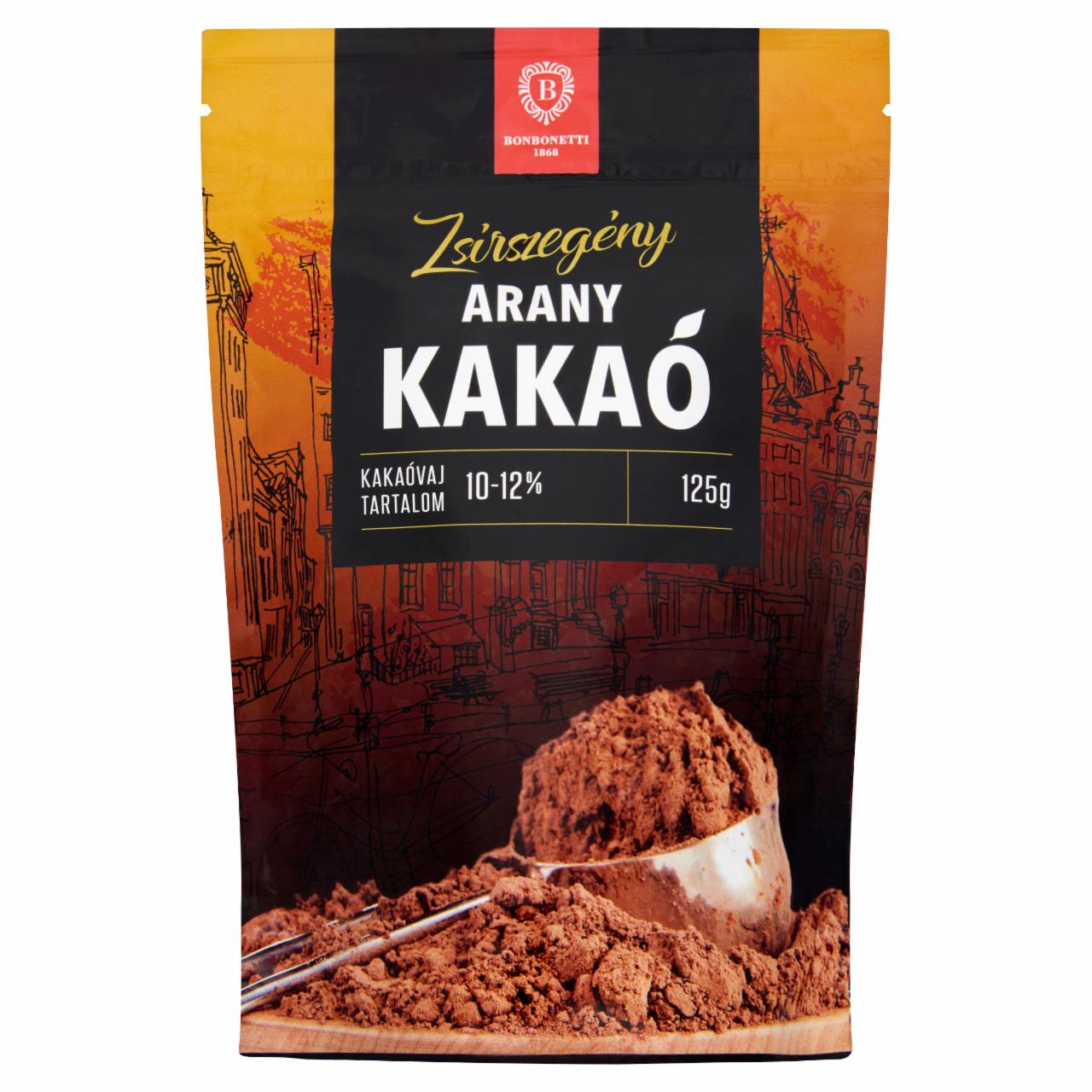 Képek - Bonbonetti Arany Kakaó zsírszegény kakaópor 125 g