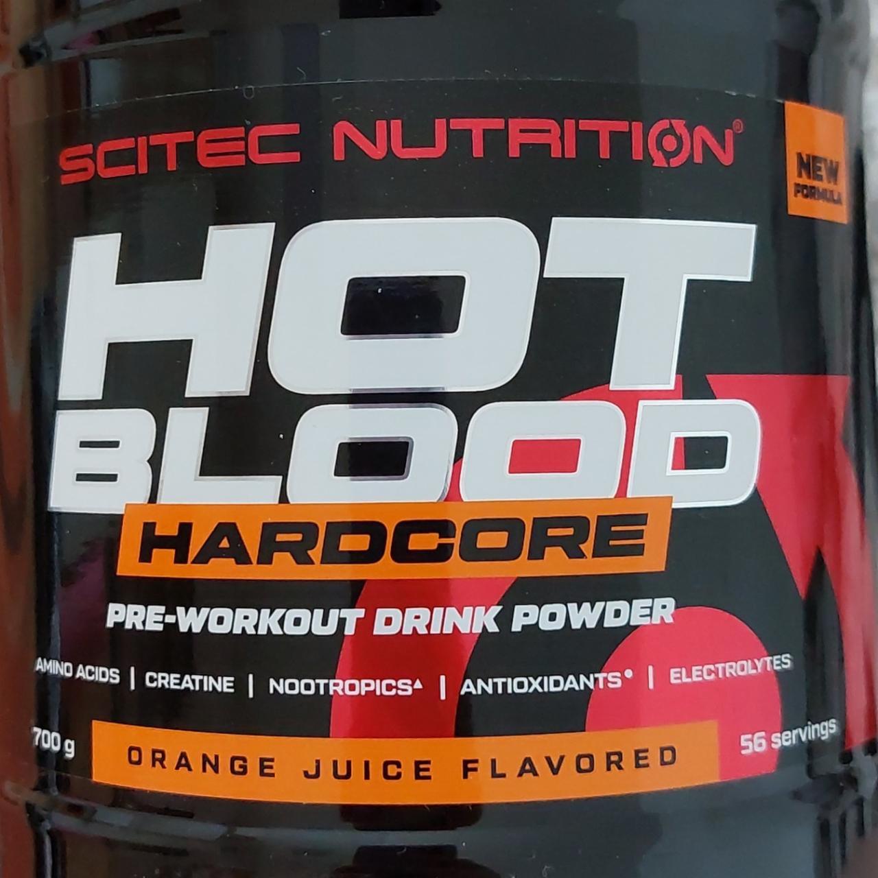 Képek - Hot blood hardcore Orange juice Scitec Nutrition