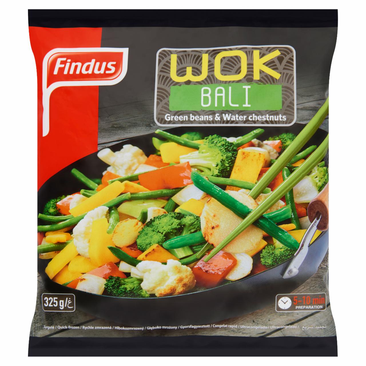 Képek - Findus Wok Bali gyorsfagyasztott enyhén fűszerezett wok zöldségkeverék 325 g
