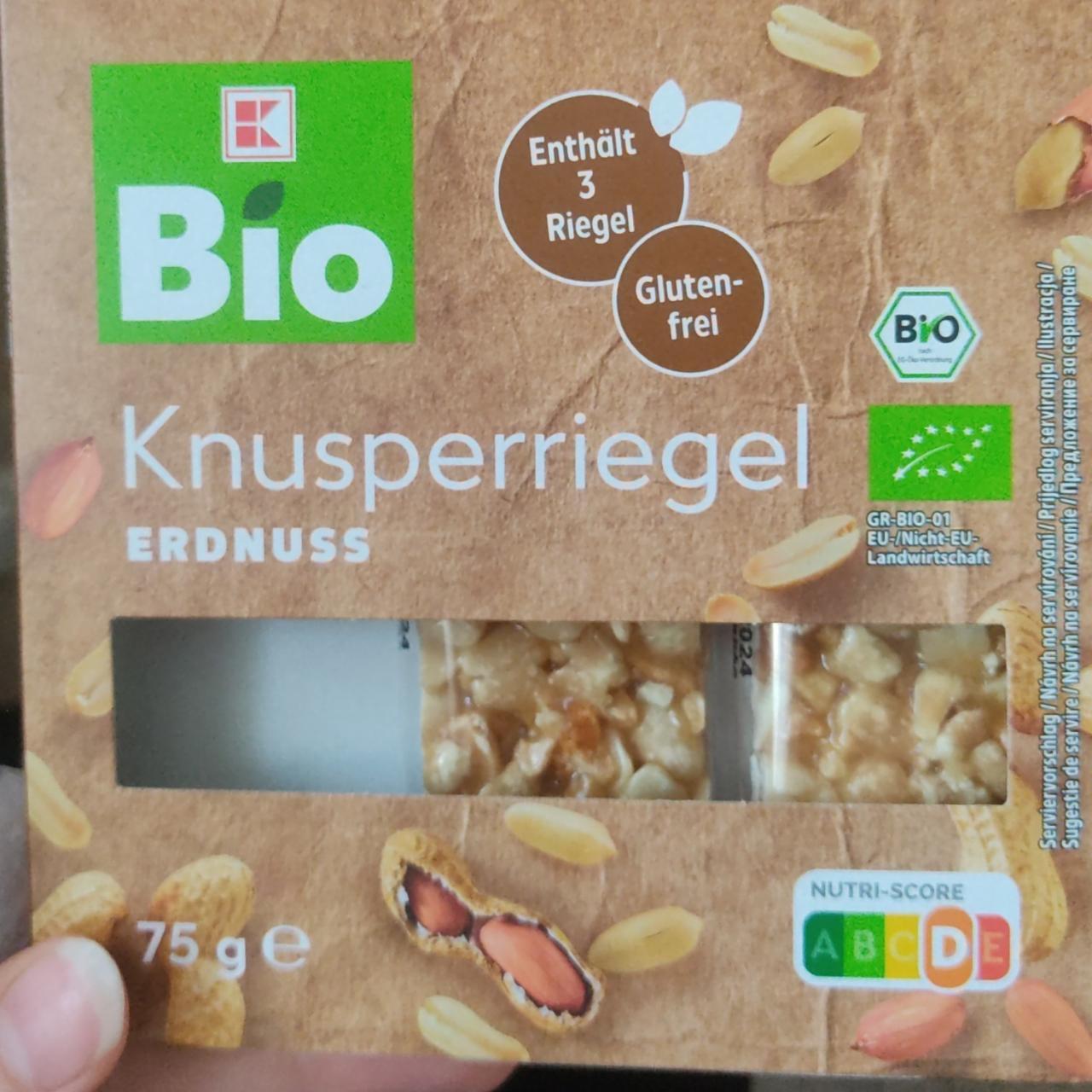 Képek - Müzli szelet Knusperriegel erdnuss K-Bio