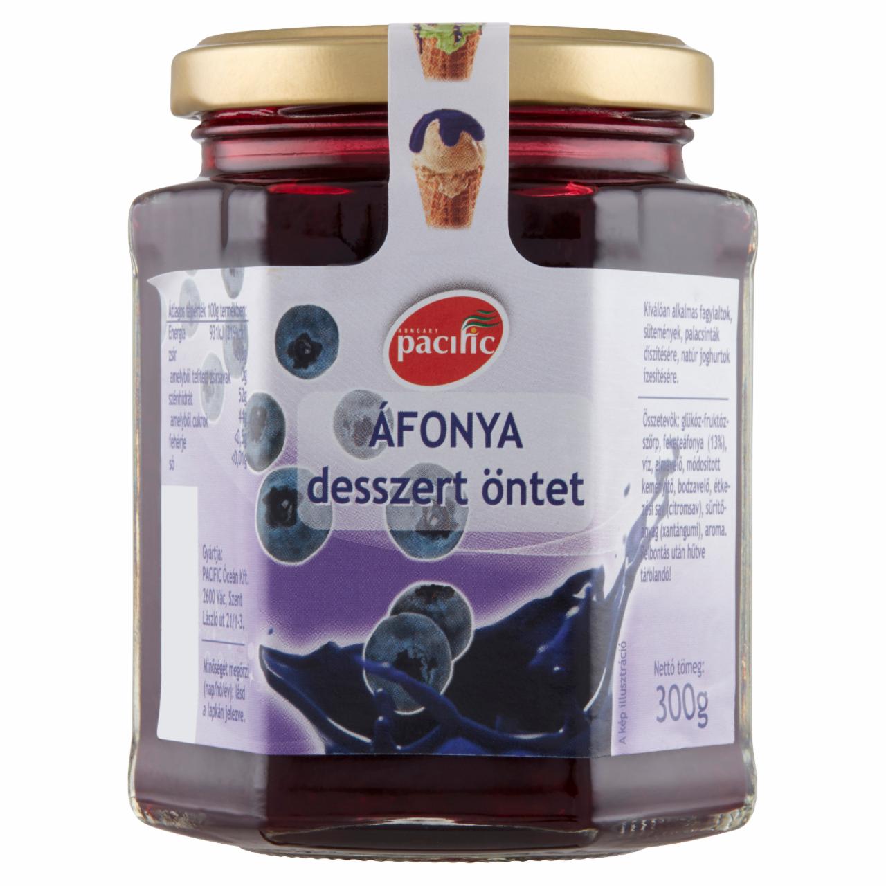 Képek - Pacific áfonya desszert öntet 300 g