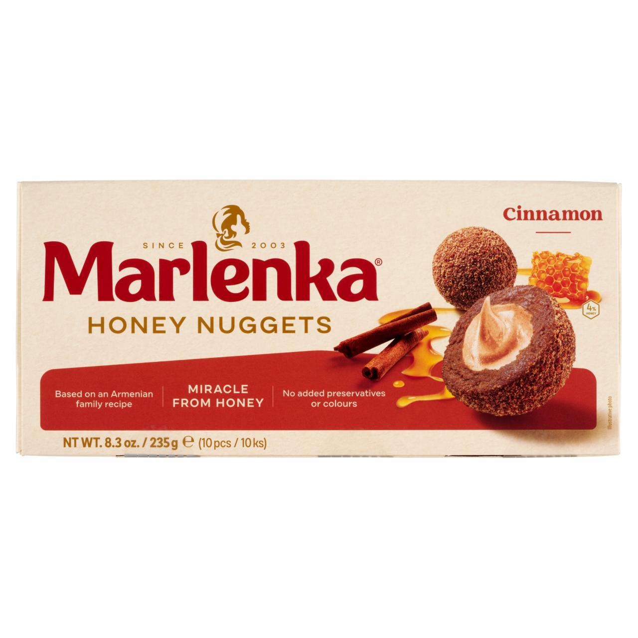 Képek - Marlenka mézes golyók fahéjjal 10 db 235 g