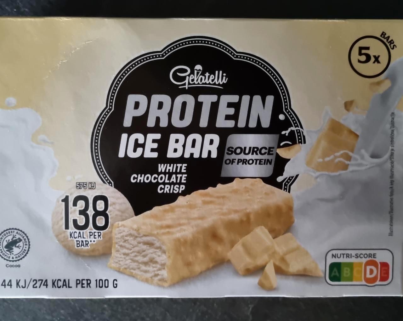 Képek - Protein Ice Bar White Choclate Crisp Gelatelli