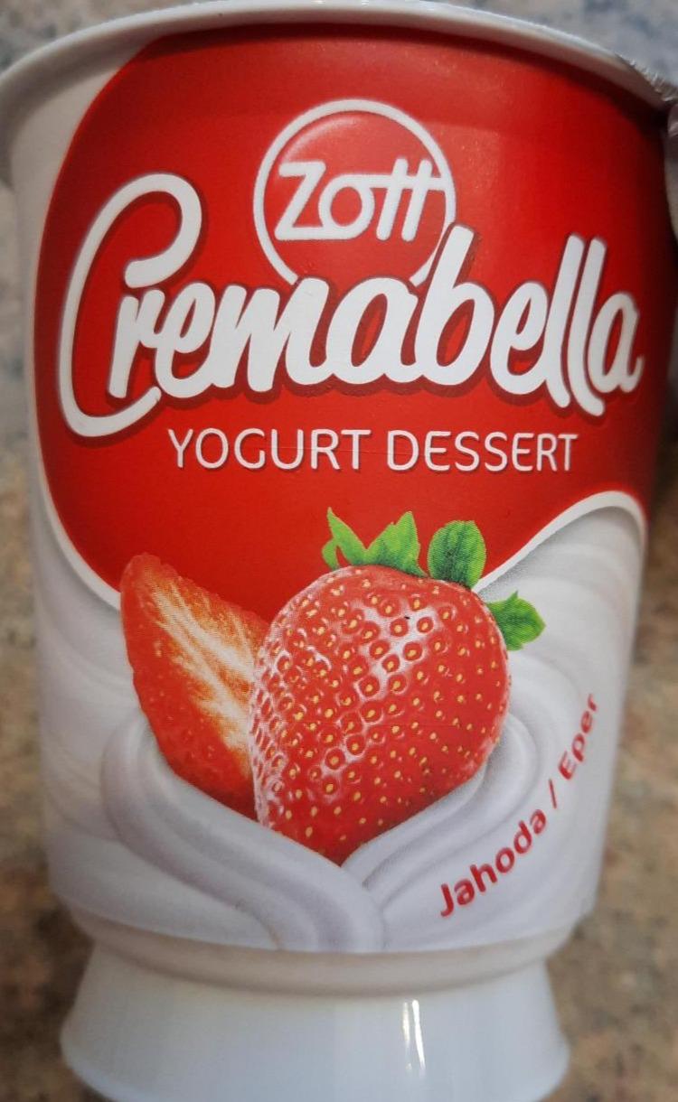 Képek - Cremabella yogurt dessert eper Zott