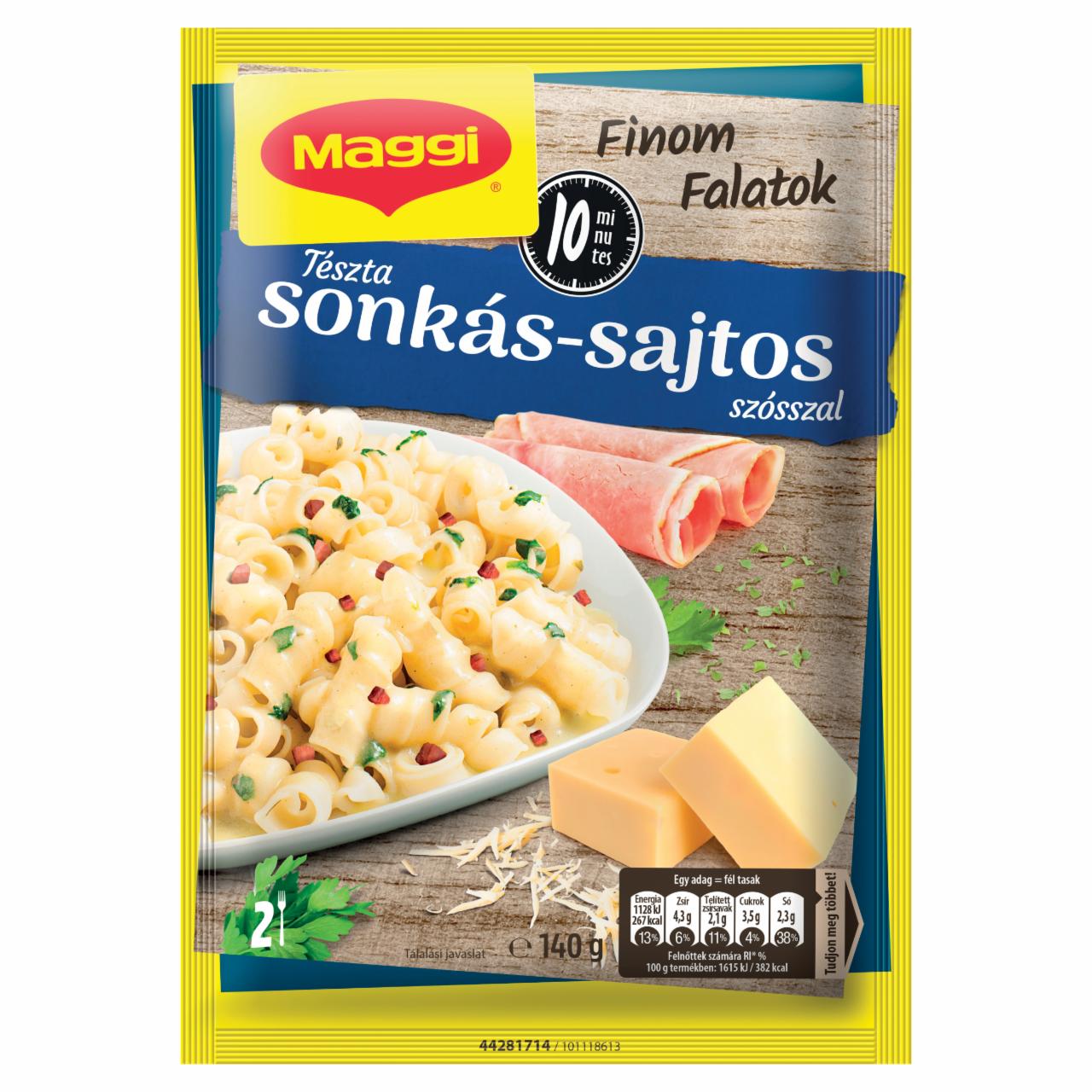 Képek - Maggi Finom Falatok PárPerc tészta sonkás-sajtos szósszal 140 g