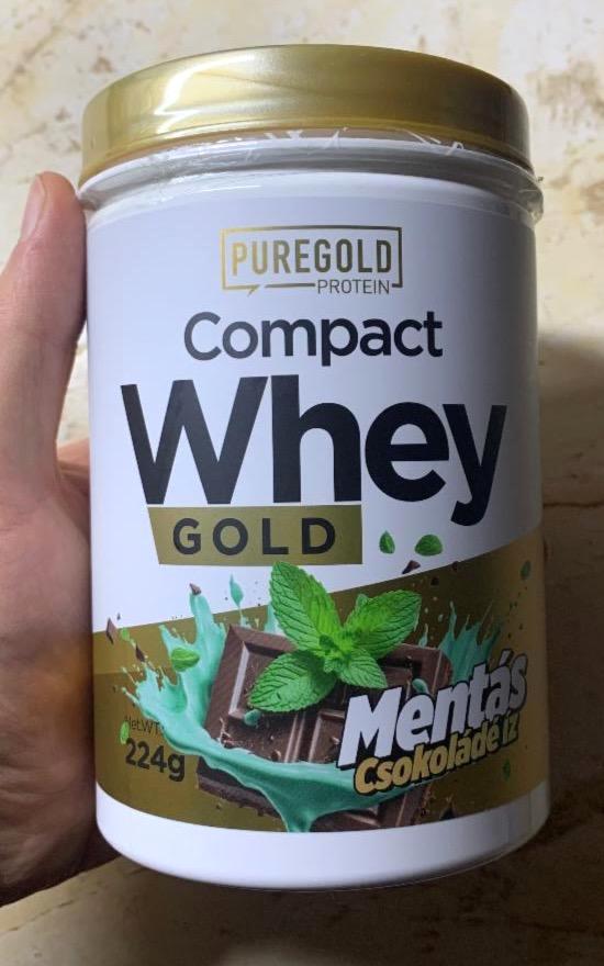 Képek - Compact protein mentás csokoládé ízű PureGold