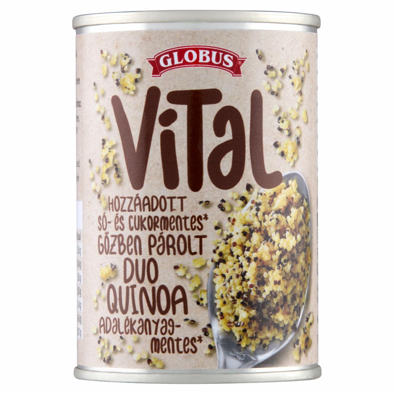 Képek - Globus Vital gőzben párolt duo quinoa 110 g