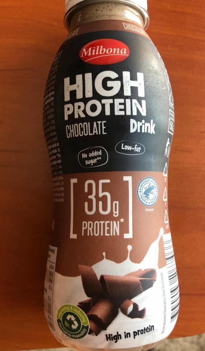 Képek - High protein chocolate drink Milbona