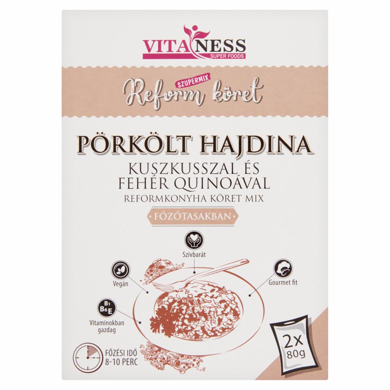 Képek - Vitaness Szupermix Reform köret pörkölt hajdina kuszkusszal és fehér quinoával 2 db 160 g