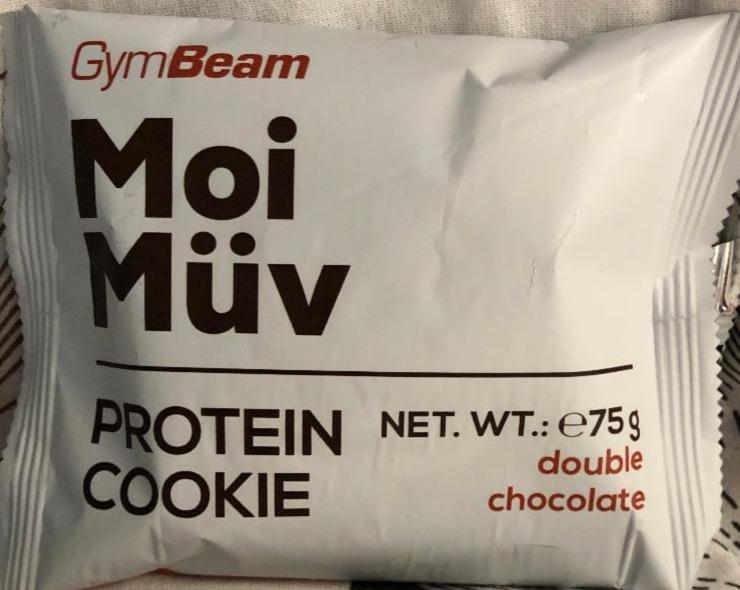 Képek - Moi müv protein cookie Double chocolate GymBeam