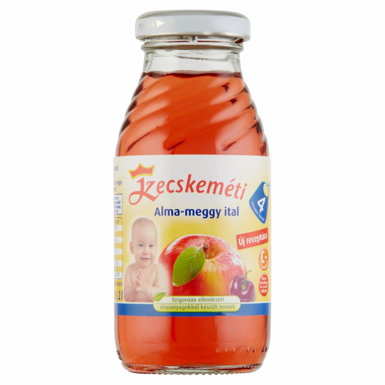 Képek - KecskemĂ©ti alma-meggy bĂ©biital 4 hĂłnapos kortĂłl 0,2 l